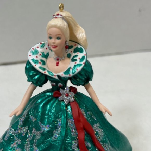 VTG 1995 Holiday Barbie Keepsake Christmas Tree Ornament Handcrafted - Picture 7 of 10